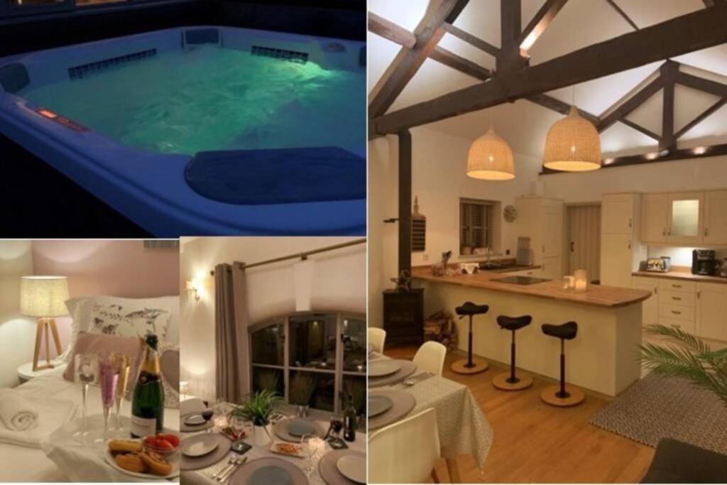 Stunning Barn Private Hot Tub Malvern & Worcester Sleeps 6 Luaran gambar